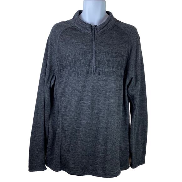 Pendleton Wool Blend 1/4 Zip Pullover Gray Size XL - Picture 1 of 7